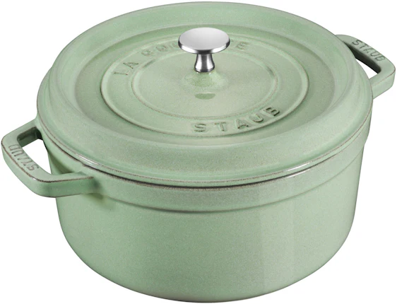 Staub Bratentopf 24 cm rund salbeigrün 29% günstiger