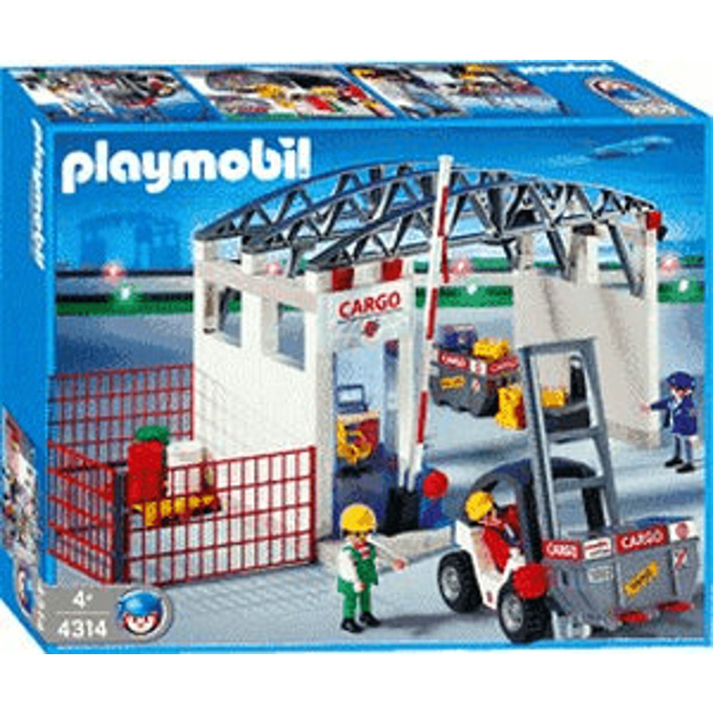 Playmobil Flughafen Cargohalle mit Gabelstapler (4314) 51% günstiger