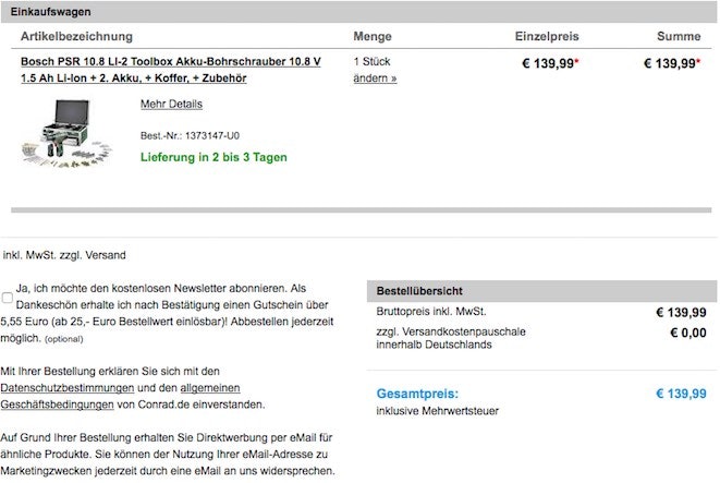 Bosch Akkuschrauber Schnaeppchenfuchs