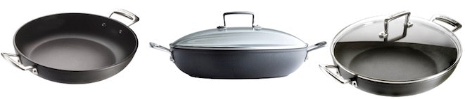 LeCreuset Aluminium Profipfanne 30cm Amazon Italien schnaeppchenfuchs