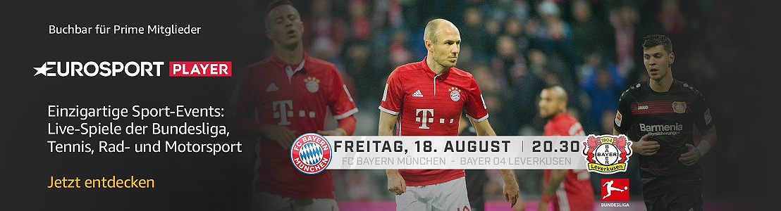 Amazon zeigt Bundesliga - Fußball für 4,99€ im Monat via Eurosport