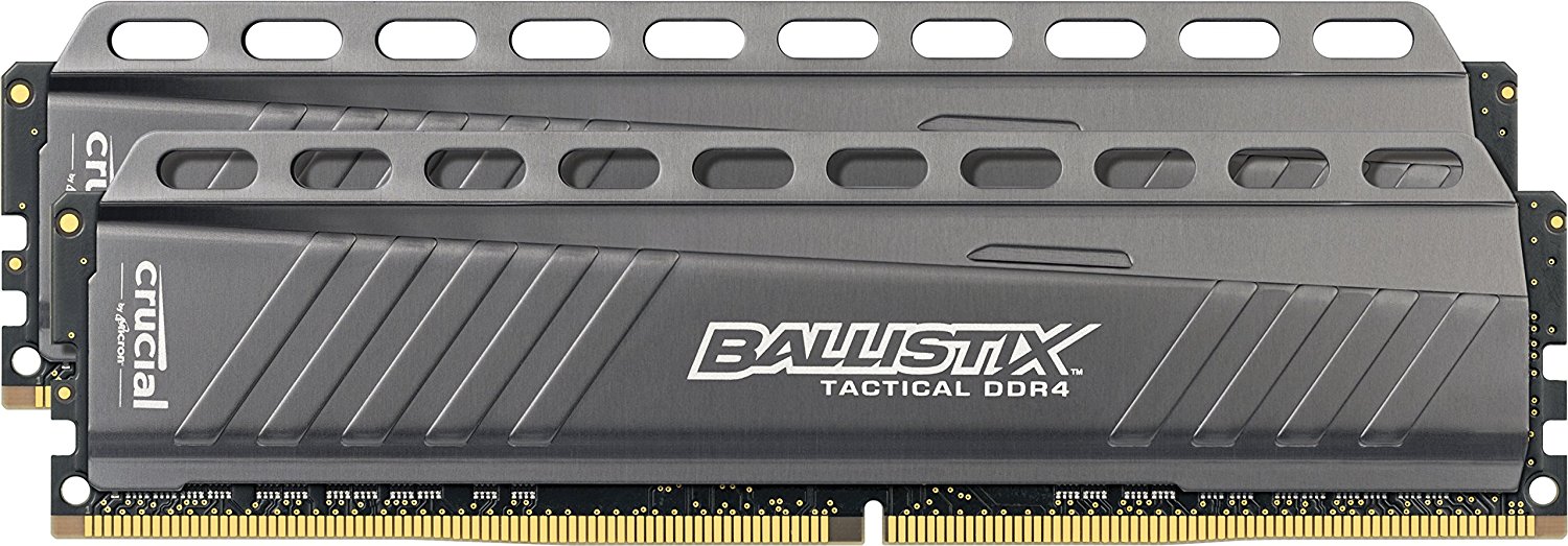 [Vorbei] Crucial Ballistix Tactical DIMM Kit 16GB (2x 8GB) DDR4-2666 für 76,99€