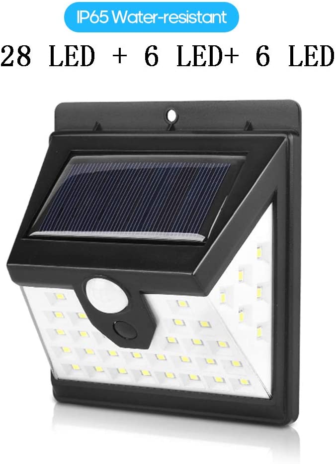 40LED Solarlampen Für außen Mit Bewegungsmelder 
