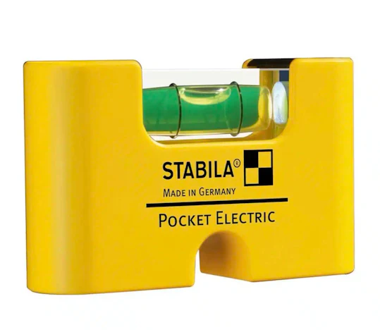 STABILA Mini-Wasserwaage Pocket Electric, 7 cm, in gelb für 7,48€(statt 11,62€)