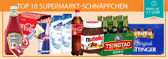 Top 10 Supermarkt-Schnäppchen der KW 34 - z. B. 1,25l Coca Cola Vanilla für 0,69€