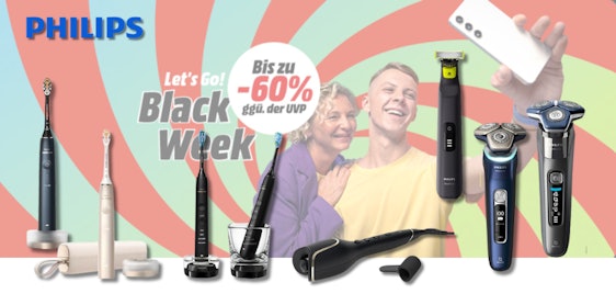 Black Week Angebote von Philips | z.B. PHILIPS Sonicare HX9992/11 DiamondClean Prestige 9900 für 209€