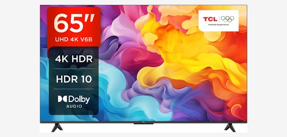 65" TCL 65V6B Smart TV für 399€ - 4K UHD HDR, Dolby Audio