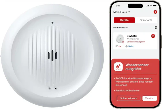 X-Sense 2-in-1 WLAN-Wassermelder mit Frostwarnung