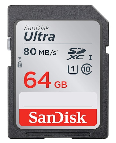 SanDisk Ultra 64GB SDXC bis zu 80 MB/Sek, Class 10 Speicherkarte FFP für 14,99 EUR