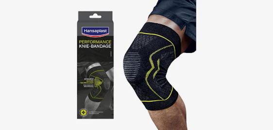 Hansaplast Knie-Bandage für 14€ - stabilisiert, atmungsaktiv, rutscht nicht (Prime)