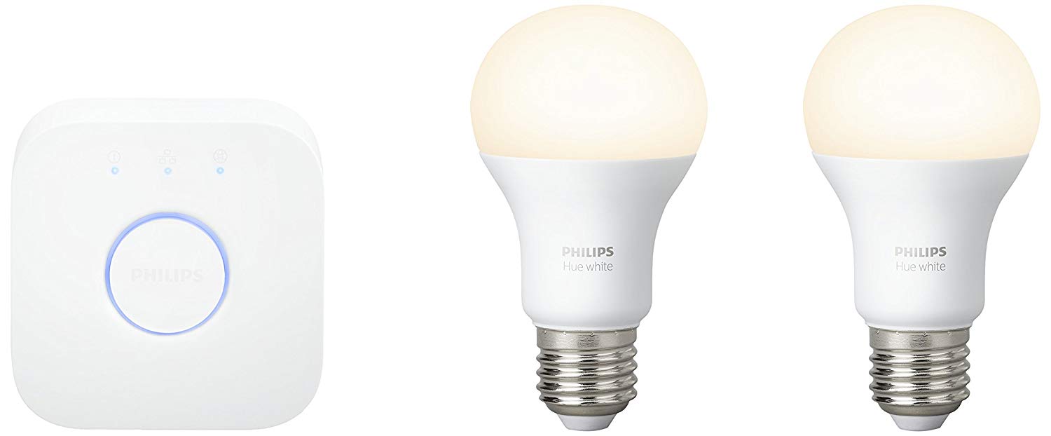 Philips Hue White E27 LED Lampe Starter Set für 39,84 EUR inkl. Versand [Amazon WHD]