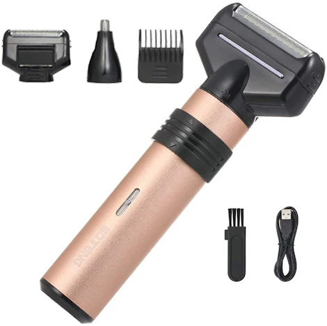 Wiederaufladbarer 3-in-1-Bart-Schnurrbart-Rasierer