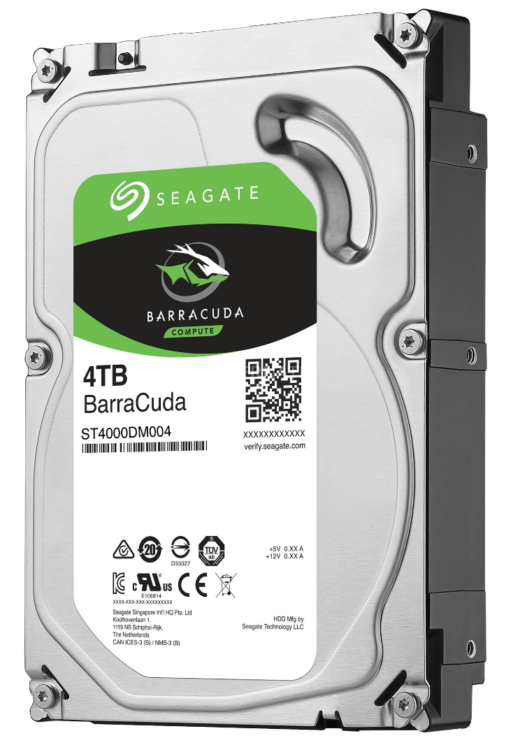 Seagate BarraCuda für 55€ – 4TB SATA III Festplatte mit 6 GB/s und 5.400 rpm, recertified new