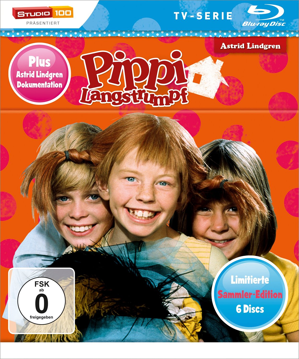 Pippi Langstrumpf TV-Serie Blu-ray Box ( 6 Stück ) für 32€