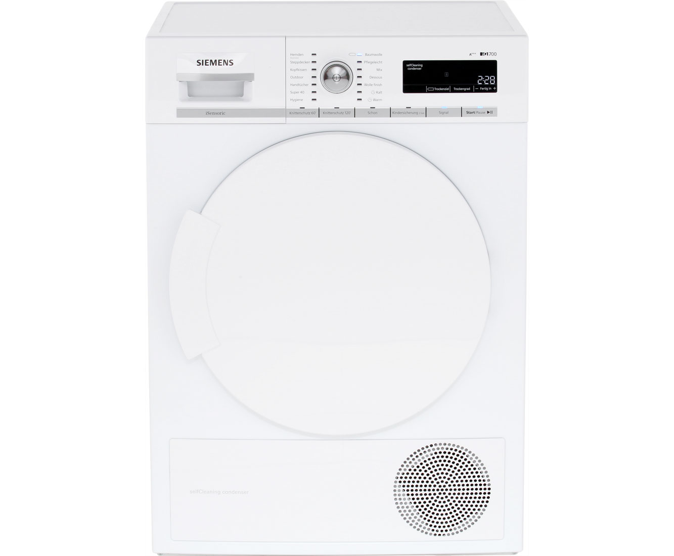 Wärmepunpentrockner Siemens WT44W5V5 iQ700 für 483,90 EUR inkl. Versand