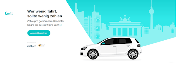 *VORBEI* Top! Emil Kfz-Versicherung für Wenigfahrer » zahlen pro gefahrenem km = günstiger als Vergleichsportale 🚘