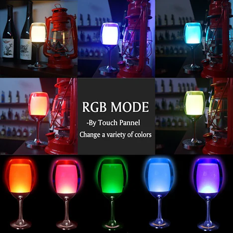 Schreibtischlampe LED Tischlampe RGB Tischleuchte 7 Helligkeitsstufen , Kostenlos
