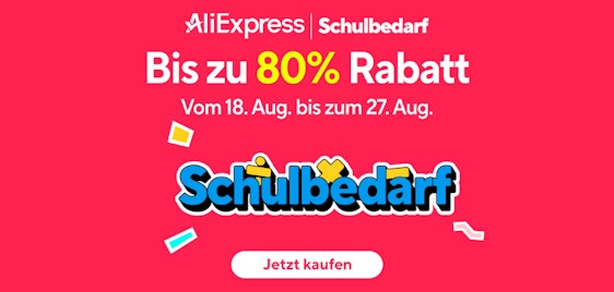 Letzter Tag!⌛ AliExpress: Sale auf Schulbedarf mit 80% Rabatt 🧨 z.B.: Nintendo Switch für 218€