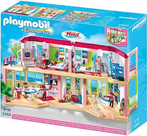 Playmobil Großes Ferienhotel mit Einrichtung (5265) für 77 EUR inkl. Versand