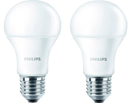 2x Philips LED E27 9W für 9€ - warmweiß, EEK: A *UPDATE*