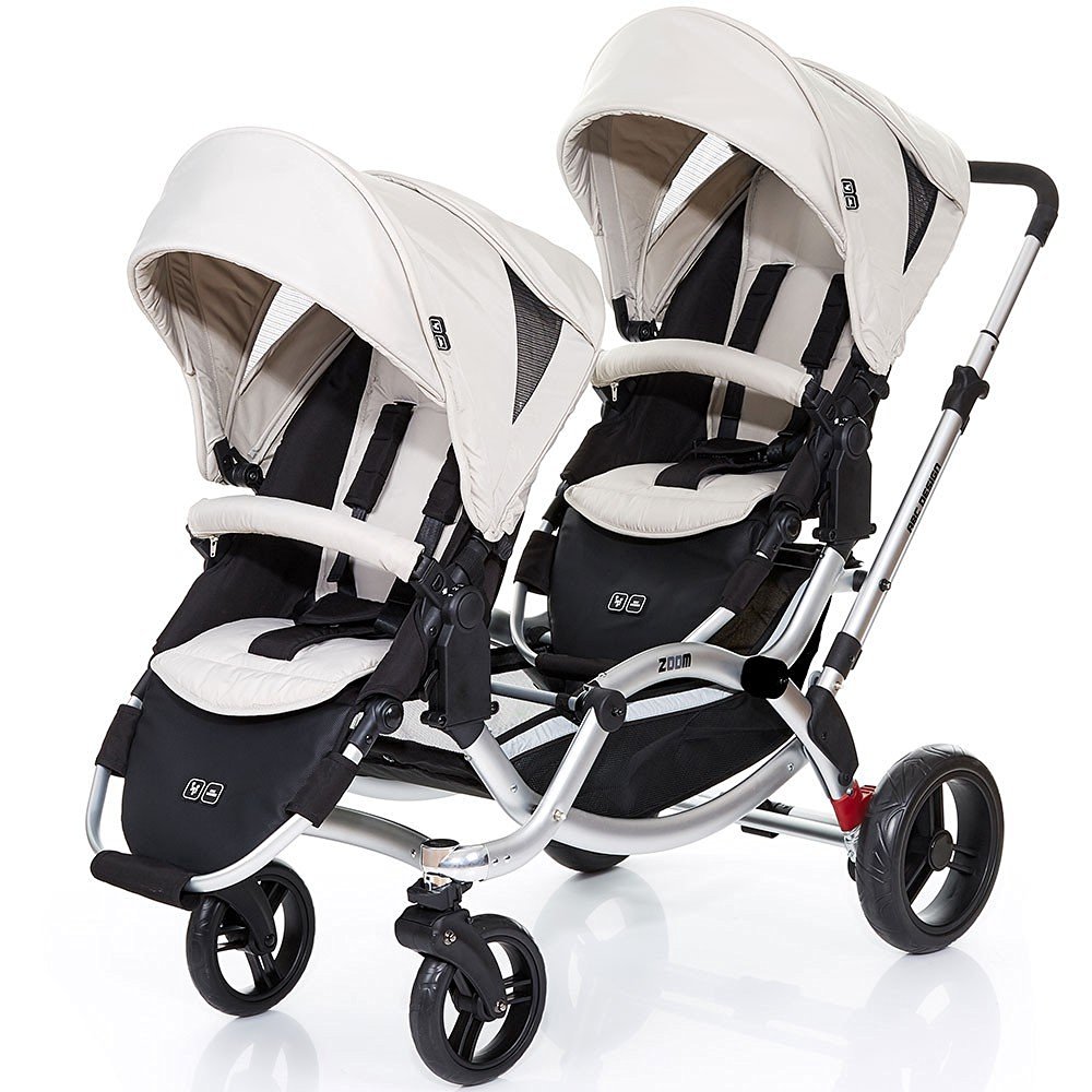 ABC Design Geschwisterwagen Zoom für 300€ - inkl. 2 Sportwagenaufsätze