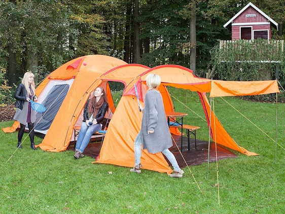 Skandika Kuppelzelt Oulu 4 Personen Kompaktzelt mit Wassersäule und Moskitonetz für 57,06 EUR inkl. Versand