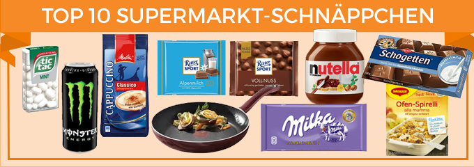 Top 10 Supermarkt-Schnäppchen der KW 29 - z.B. Ritter Sport Nuss-Klasse für 0,88€