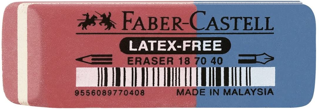 Faber-Castell - Radierer, Tinte/Blei für 0,38€(Statt 0,7€) - Amazon Prime