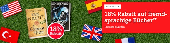 18% Rabatt auf fremdsprachige Bücher bei Thalia - z.B. Fire and Fury - Inside the Trump White House für 11€