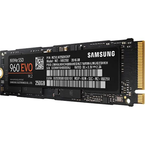 Samsung 960 EVO M.2 SSD - 250GB für 88 EUR inkl. Versand