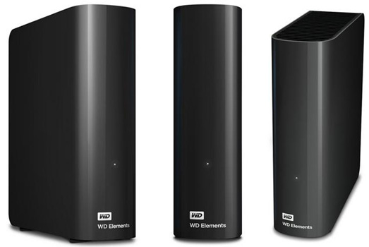 WD Elements Desktop 5TB für 110€ - externe 3,5" Festplatte mit Netzschalter, gut für Backups