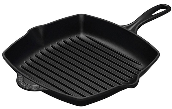 LeCreuset Skillet-Grillpfanne (quadratisch, 26 x 26 cm, schwarz) für 80€