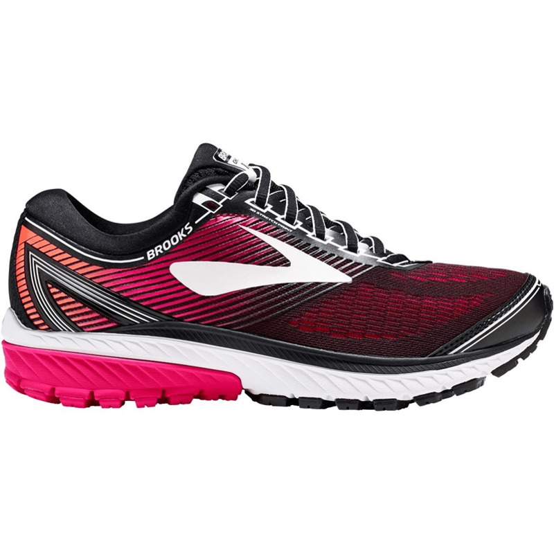 Aktion: Brooks Ghost 10 Women black/pink peacock/living coral für nur 101,97€ statt 143,94€