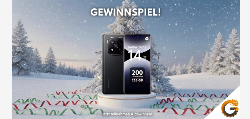 Gewinnspiel: Redmi Note 14 Pro+ - Smartphone gratis durch Newsletter-Abo
