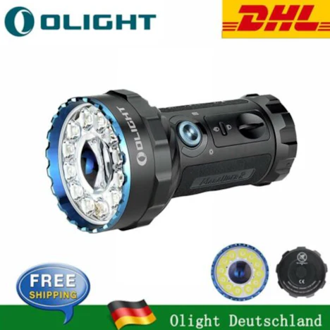 Olight 14000LM Marauder 2 LED Taschenlampe Taktische Wiederaufladbare