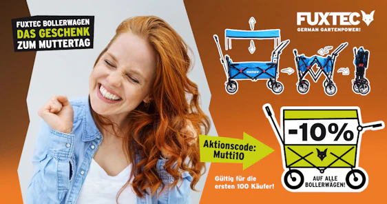 10% auf Bollerwagen bei Fuxtec