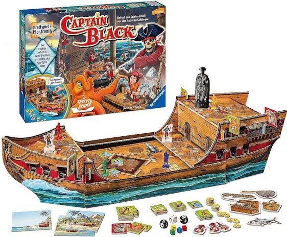 Ravensburger (22293) Captain Black für 22€ - elektronisches Brettspiel ab 6 Jahren (Prime)