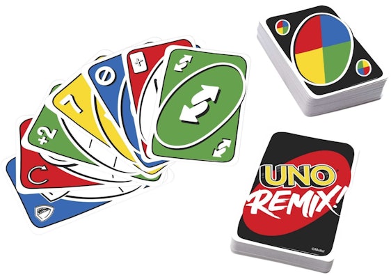 UNO Remix für 7€ - Individuell gestaltbares Kartenspiel, für Spieler ab 7 Jahren (Prime)
