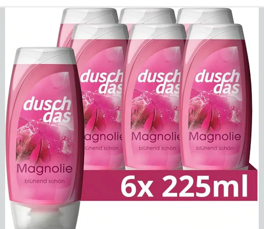 Duschdas Duschgel Magnolie 6x225ml für 5,64€(statt 10,74€)