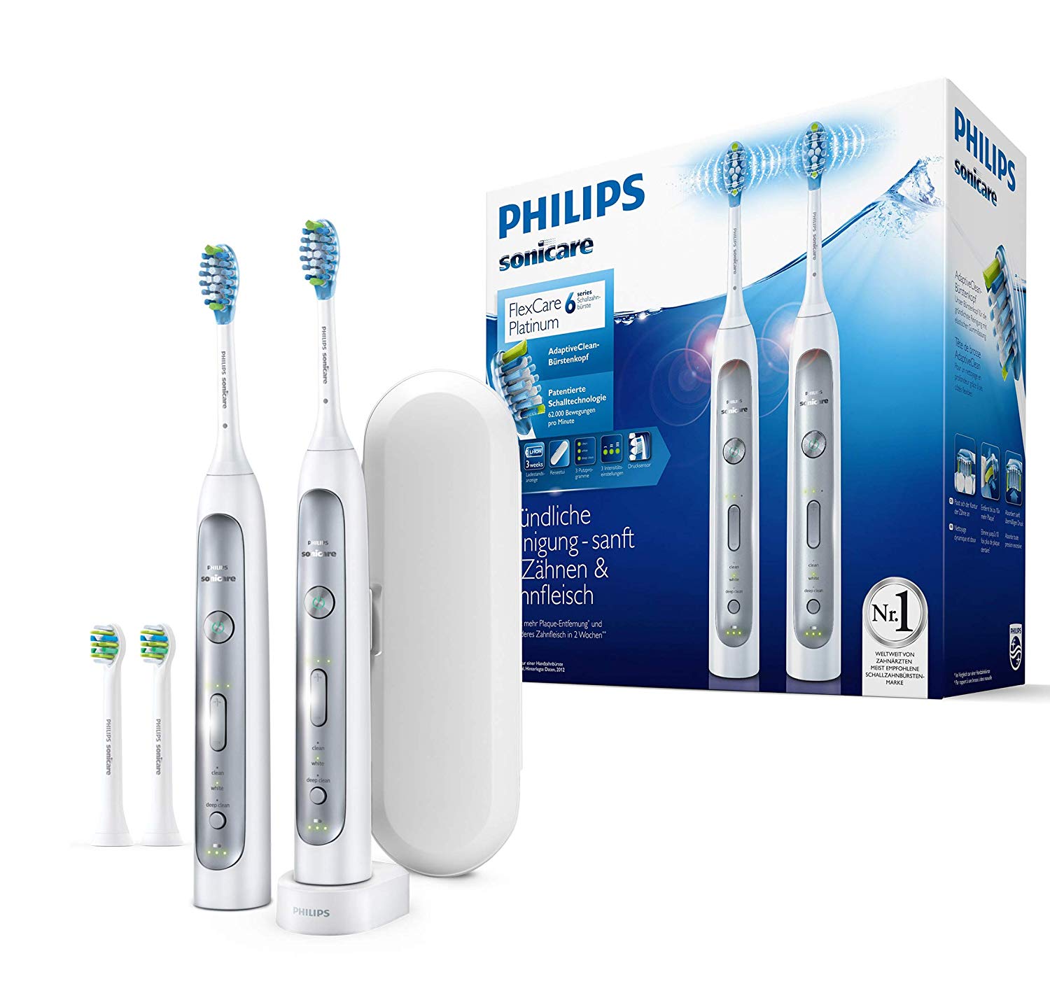 Schallzahnbürste Philips Sonicare FlexCare Platinum HX9114/37 für 129,99 EUR inkl. Versand