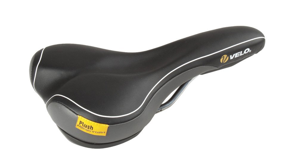 Fahrradsattel Velo Herren Plush Propotion D2, black, 263x158 mm für 7,92 EUR