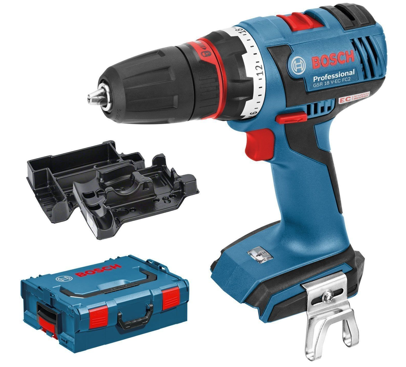 Bosch GSR 18V-EC FC2 Solo für 103€ – 18V Akku-Bohrschrauber in der L-BOXX, ohne Akku