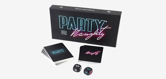 Partyspaß 'Party or Naughty' für nur 12€ - Super Gesellschaftsspiel 18+ für mehr als 10 Personen, 110 Karten
