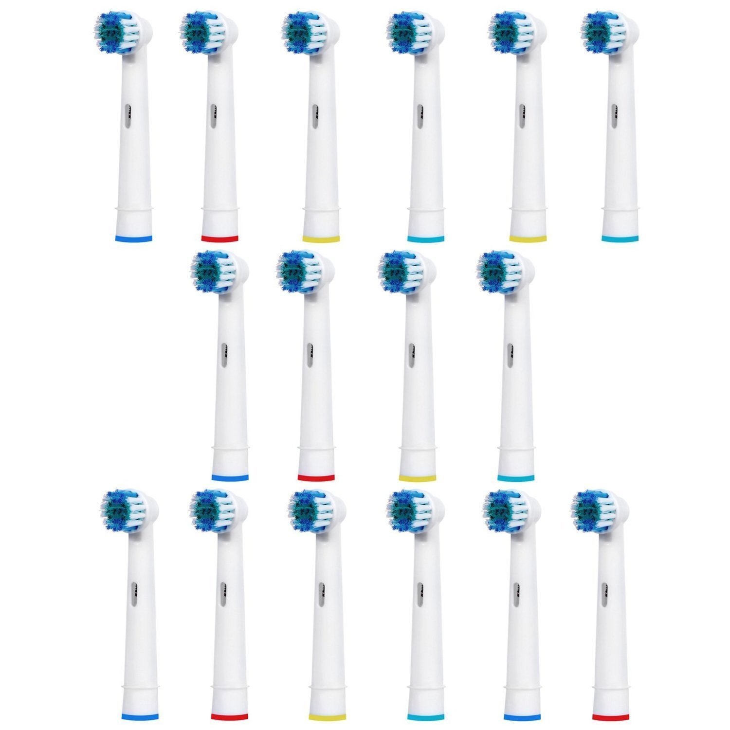 Aufsteckbürsten Ersatzzahnbürsten Ersatz Zahnbürsten für Oral-B elektrische Zahnbürsten 16 Stück 