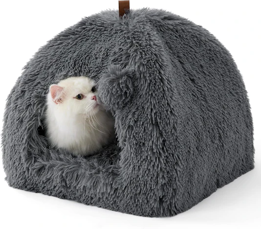 BEDSURE Katzenbett ab 13,19€ statt 21,99€ (-40%) – Kuschelige Katzenhöhle für große Katzen
