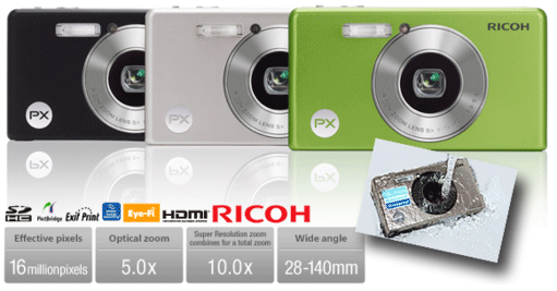 Ricoh PX für 79€ - wasserdichte 16 Megapixel Kamera (Update: jetzt für 70€)