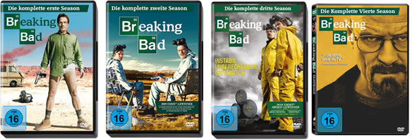 Breaking Bad Staffeln 1-4 für 39€