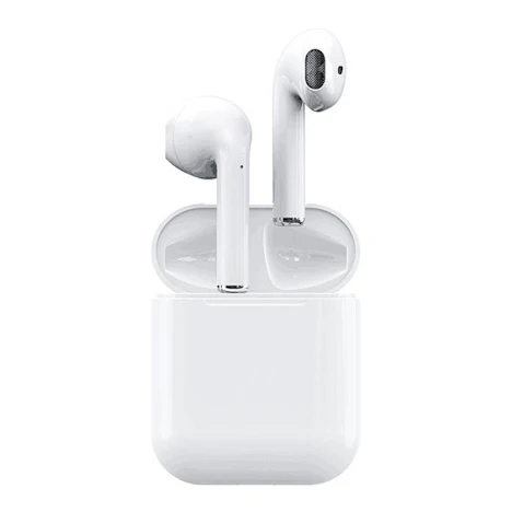 Apods i12 Bluetooth 5.0 TWS Earbuds Wireless-Charging Realtek 8763BFR 300mAh Box Lade
