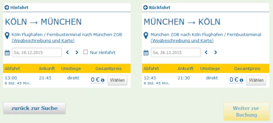DeinBus verschenkt 10.000 Tickets - komplett kostenlos durch Deutschland im Dezember und Januar