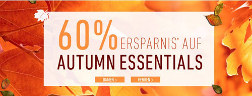 dress-for-less 60% Herbstaktion "Autumn Essentials"  *UPDATE*